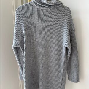 Free People Charcoal sweater dress